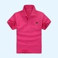 thumbnail image 3 of HomeGardon Girls Short Sleeve,Girls Shirts Size 10-12,Fashionable Children's Collar Short Sleeved T-shirt for Boys and Girls Casual Top,100-165, 3 of 3