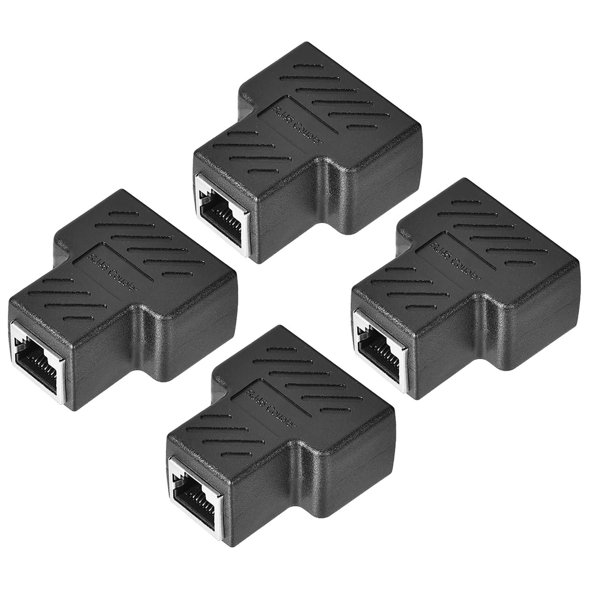 RJ45 Splitter Coupler Inline Connector 1 to 2 Splitter Cat7 Cat6 Cat5e