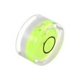 thumbnail image 3 of Uxcell Round Bubble Level 15x8mm Mini Circular Bullseye Spirit Levels for Camera Tripod Telescope, Green, 3 of 6