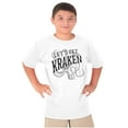 thumbnail image 4 of Funny Lets Get Kraken Animal Pun Crewneck T Shirts Boy Girl Teen Brisco Brands S, 4 of 6