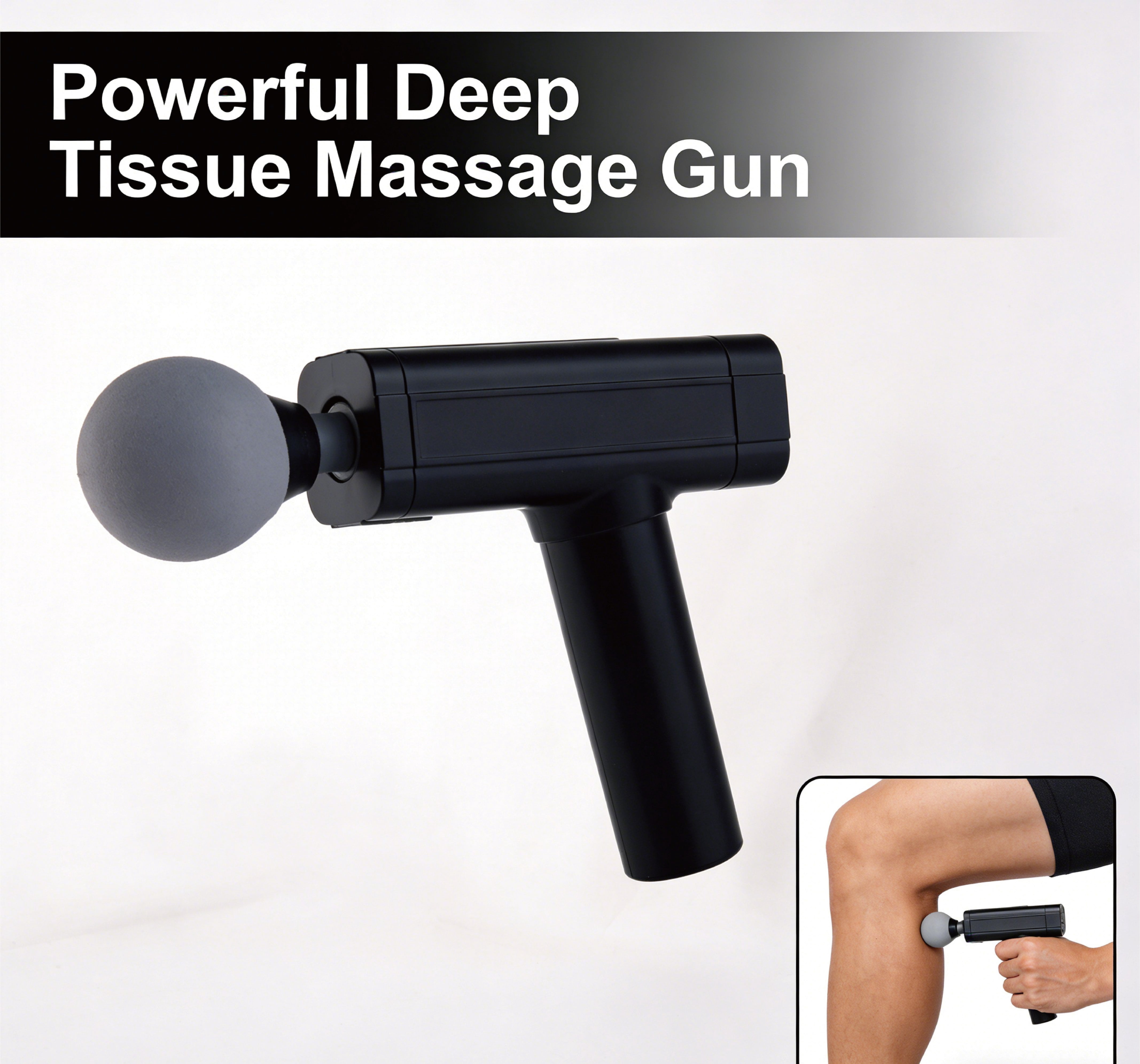 TOYFATHER Vibromassage apparatus, Muscle Therapy Gun for Athletes, Deep Tissue Percussion Body Muscle Massager with 30 Adjustable Speeds, 6 Types of Massage Heads