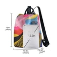 thumbnail image 3 of FORMRS Women's Travel Backpack Purse Anti-Theft Hidden Pockets Casual Shoulder Bag, Stripes Pattern, 3 of 7