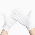 thumbnail image 2 of TUIBELYN White Cotton Eczema Gloves - Industrial, Salon, Gardening, 2 of 6