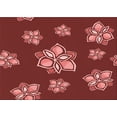 thumbnail image 1 of Ahgly Company Indoor Rectangle Patterned Cranberry Red Area Rugs, 8' x 10', 1 of 6