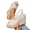 Beige, variant on Tbopshirt Summer Plus Size Sandals for Women Comfort Open Toe Breathable Trendy Solid Color Fish-Mouth Wedge Heel Lightweight,Plus Size Beach Wedge Sandals Vacation