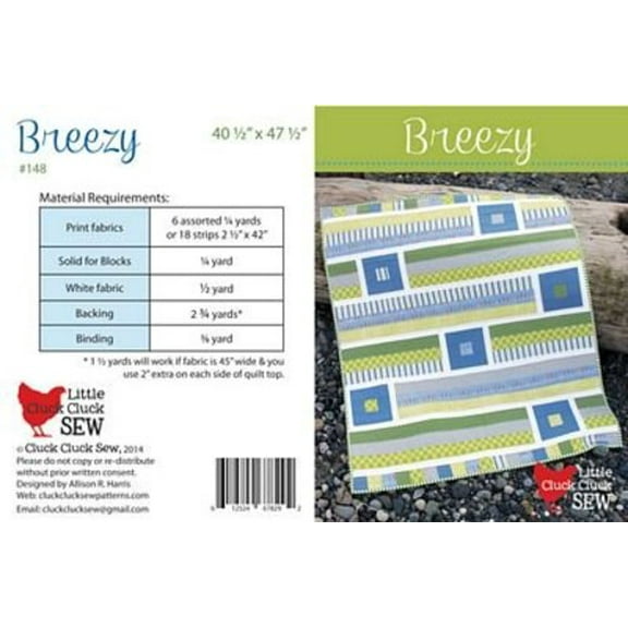 Breezy Baby Quilt Pattern by Cluck Cluck Sew