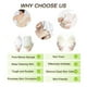 thumbnail image 4 of Juego de baño de esponja de lufa 4 en 1 con esponja de lufa, exfoliante de espalda de lufa y 2 almohadillas de lufa para limpieza profunda y promoción de la circulación de la piel, 4 of 5