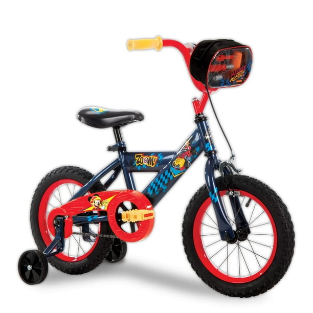 Disney Mickey and the Roadster Racers 14” Boys’ Blue Bike, by Huffy