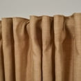 thumbnail image 5 of 3S Brother's Home Decorative Beige Curtains 100" Wide Extra Long Luxury Colors Linen Look Custom Made 5-25 Feet Made in Turkey Hang Back Tab & Rod Pocket Single Panel Home Décor (100"Wx288"L), 5 of 6