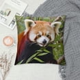 thumbnail image 2 of GOSMITH  Throw Pillow Cover Red Panda Lesser Panda Red Bear-Cat Red Cat-Bear 1, 2 of 5