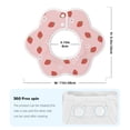 thumbnail image 6 of Hirioo Hand Drawn Strawberry for Baby Cotton Petal Bib Drool Bibs for Baby Boy Unisex, 6 of 9