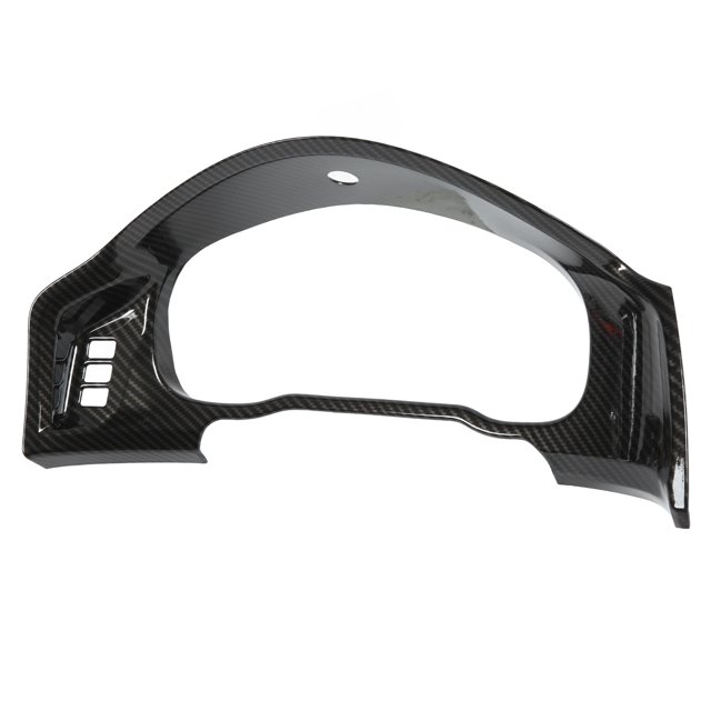 Dashboard Frame, High Gloss ABS Carbon Fiber Style Wear Center Console Dash Trim Exquisite for Car