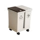 thumbnail image 4 of Cubo de basura de cocina con ruedas, contenedor de basura rectangular, impermeable. 40 litros, 4 of 7