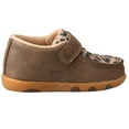 thumbnail image 2 of Twisted X Boots Boys Infant Driving Mocs - Bomber/Leopard 4 Brown, 2 of 5