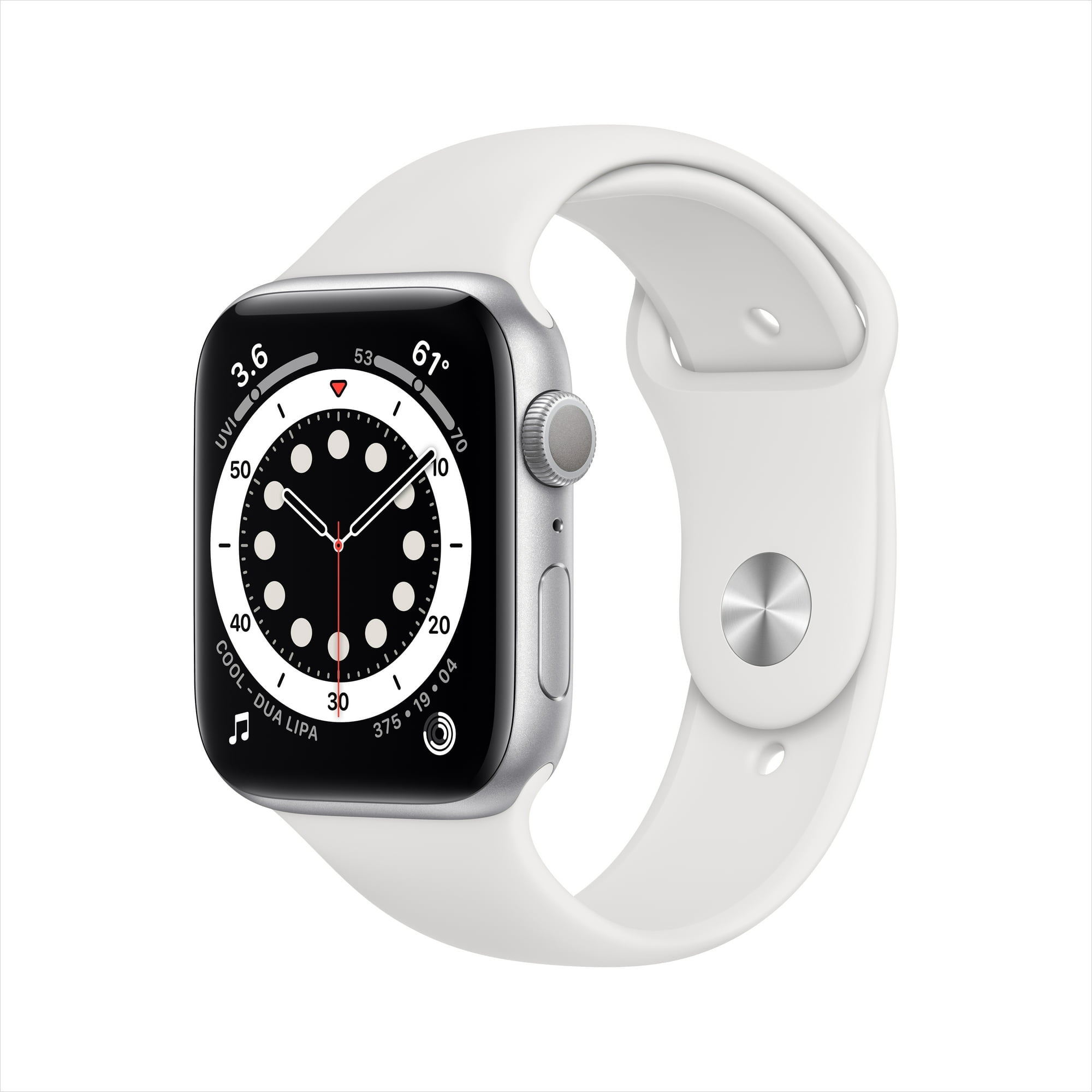 Apple Watch Series 6 Aluminum 44mm A2292 (GPS Only, No Cellular) Silver