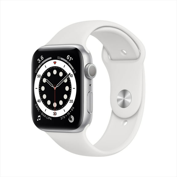 Pre-Owned Apple Watch Series 6 Aluminum 44mm A2292 (GPS Only, No Cellular) Silver