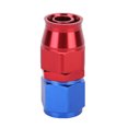 thumbnail image 2 of Adaptateur d'Extrémité de Conduite d'Huile en Alliage d'Aluminium Rouge et Bleu pour Boyau de Carburant PTFE, Ajustable, Forte Rétention, Conception Intégrée, 2 of 8