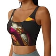 thumbnail image 2 of Fuzoiu Noble Style Duck Print Women's Sports Vest,U-Back Sports Tank,Gym Vests,Athletic Sleeveless Shirts,Exercise Undershirts,Yoga, Gym, and Dance Wear-Large, 2 of 8