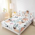 thumbnail image 4 of Homewish Cartoon Dog 3pcs Twin Sheet Sets for Preppy Children Kids,Dreamy Princess Twin Fitted Sheet,Kawaii Animal Breathable Flat Sheet,Luxury Bedroom Decor, 4 of 7