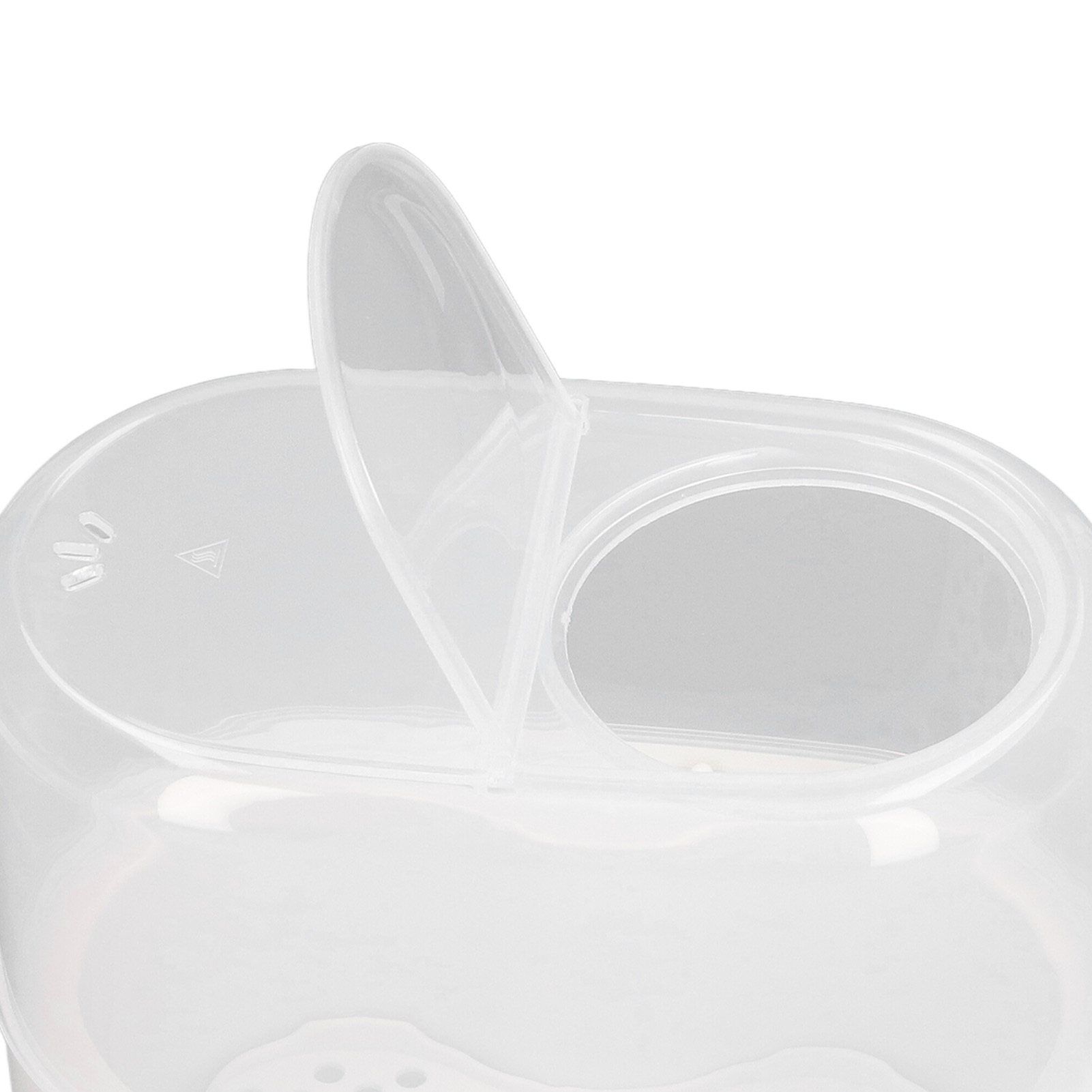 LAZIOEGR 2 in 1 Baby Bottle Warmer Constant Temperature Fast Heat Preservation Electric Milk Warmer with Deep Cleansing, US Plug 110V, White (9.06 inches / 23 cm)