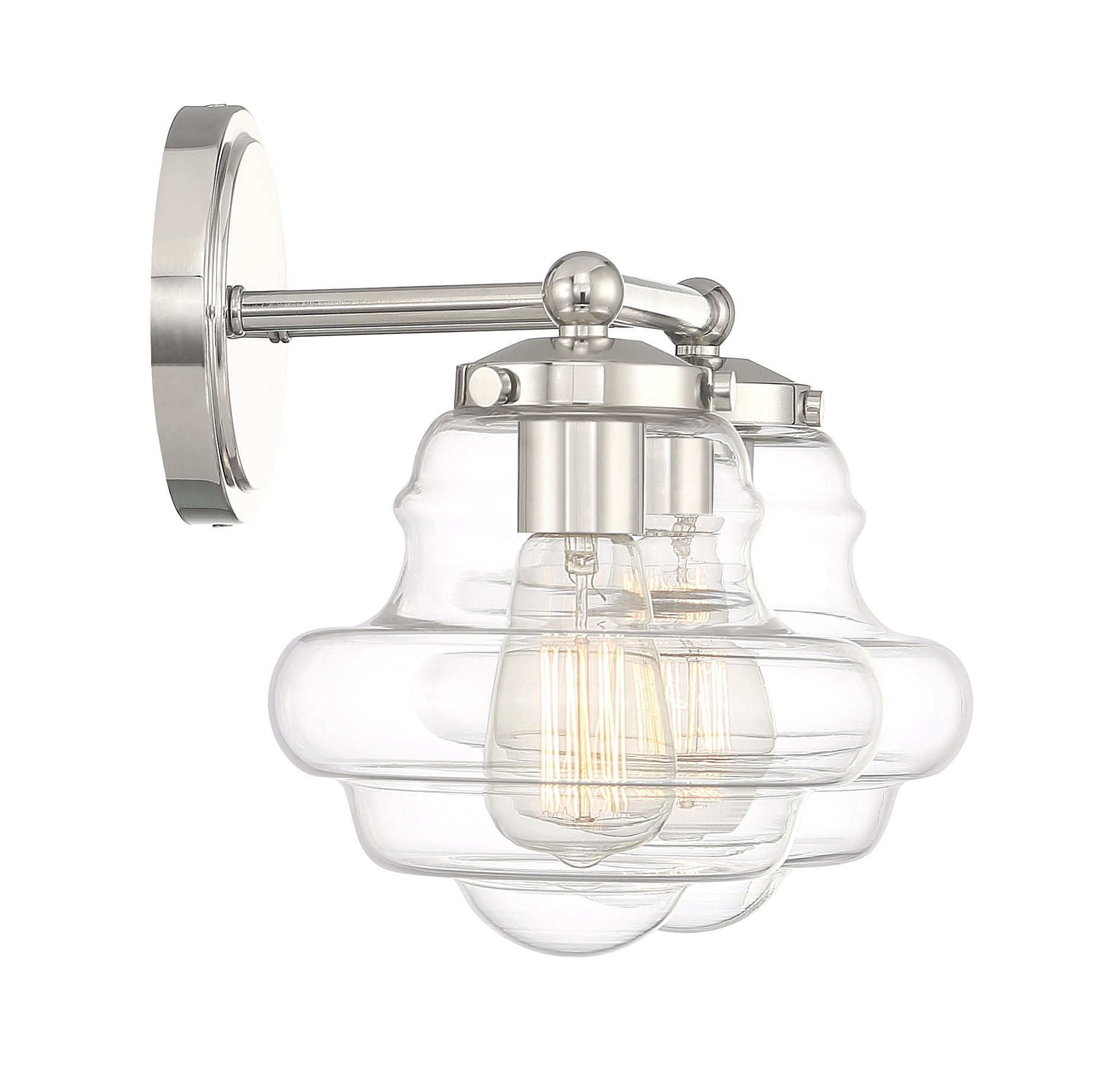 Trade Winds Jordan 2-Light Bathroom Vanity Light in Polished Nickel