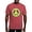 Crimson Red, variant on - Ukraine Flag Ukrainian Pride Peace Symbol T Shirt - Mens Comfort Colors Shirt
