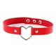 thumbnail image 1 of Gargantilla sexy para mujer, collar con corazón de amor, de cuero, estilo gótico punk., 1 of 1
