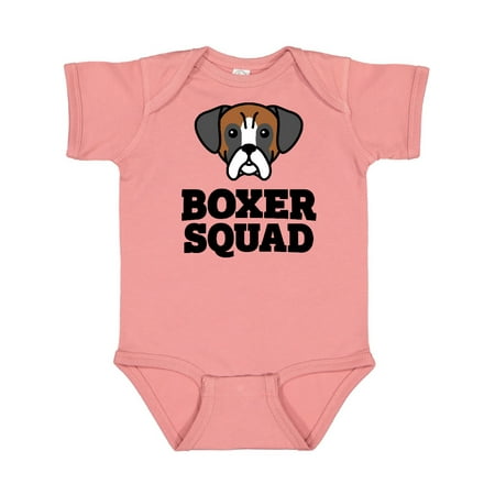 

Inktastic Dog Boxer Squad Gift Baby Boy or Baby Girl Bodysuit