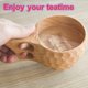 thumbnail image 2 of New Portable Wood Coffee Mug Rubber Wooden Tea Milk Cups Water Drinking Mugs Teatime, 2 of 5