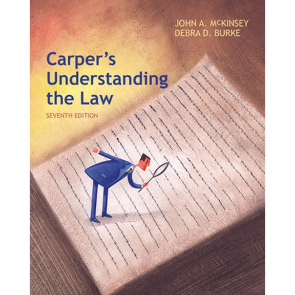Pre-Owned Carper's Understanding the Law (Hardcover) 1285428420 9781285428420