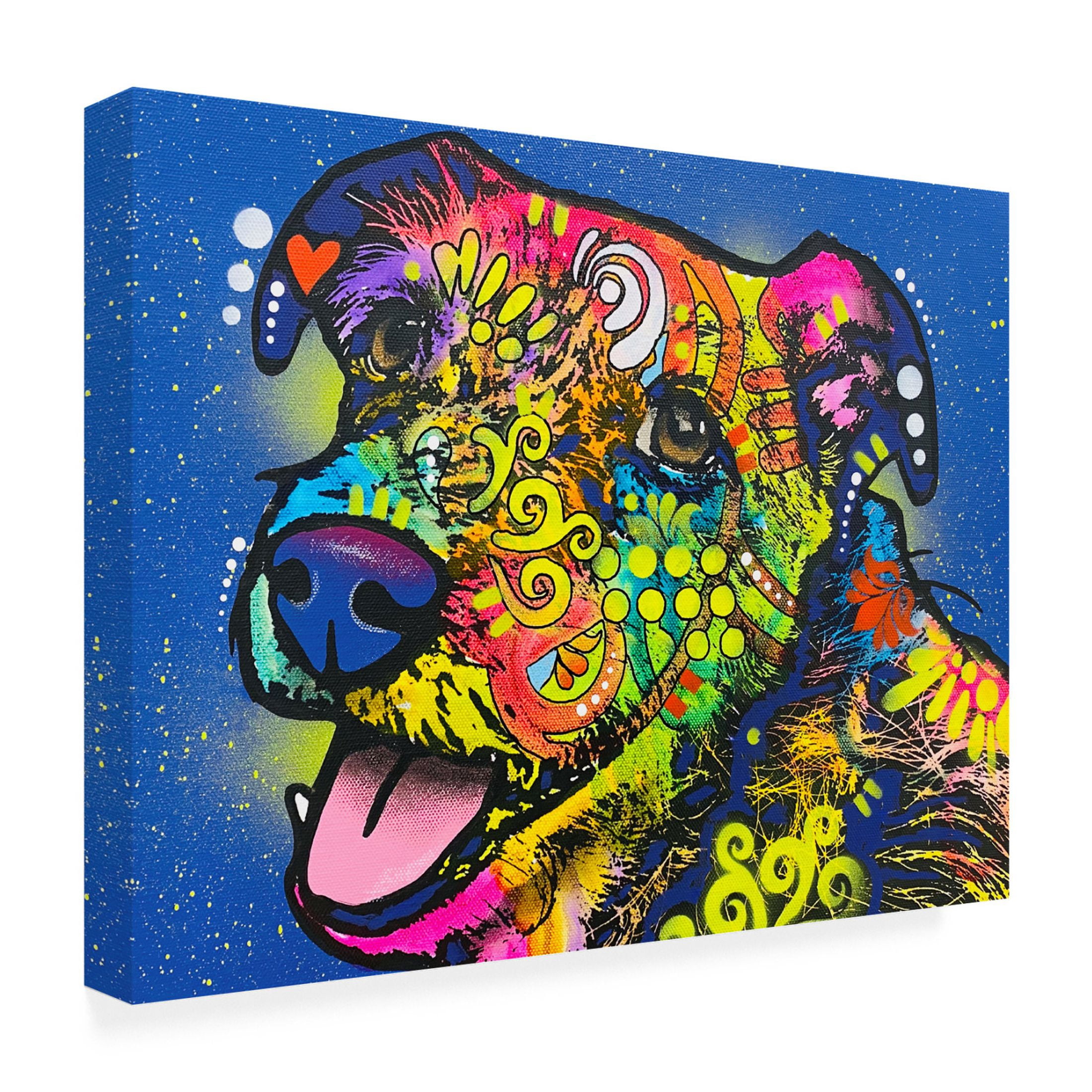Canvas Wall Art - Dean Russo 'I Wuv You' Wall Art for Living Room, Bedroom, or Office Décor by Trademark Fine Art - 19 x 14 Inches