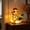 B, variant on Stained Style Night Light Resin USB Powered LED Table Lamp, Warm Soft Diffused Light, Lightweight Sturdy Vintage-Look Decor for Bedroom Living Room Office
