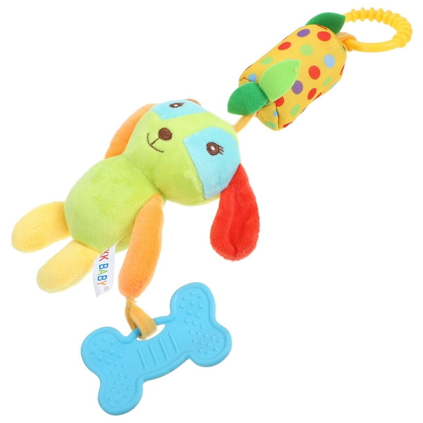 BRIGHTFUFU Cuna de animales Juguetes colgantes Carretero recién nacido Cuelle de colgilla para bebés Cot juguetes colgantes (campana de perro)