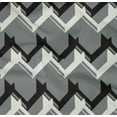 thumbnail image 4 of oneOone Organic Cotton Poplin Twill Fabric Chevron Geometric Print Fabric By Yard 42 Inch Wide, 4 of 4