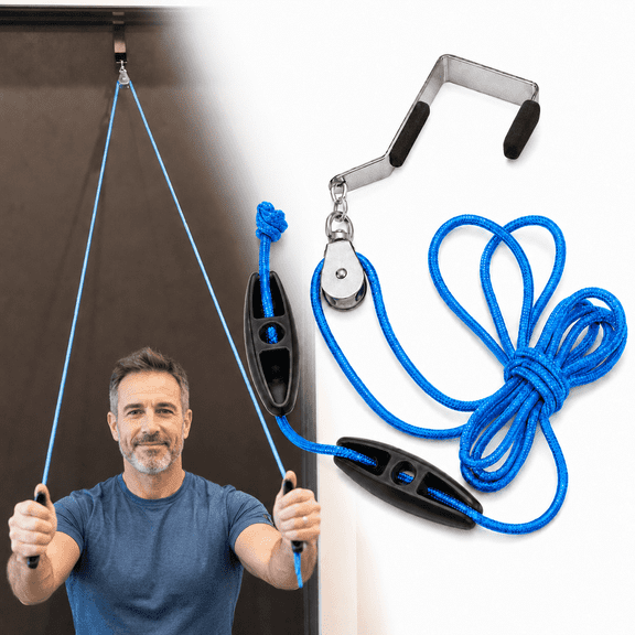 Metal Bracket Door Attachment Shoulder Pulley with Patient Guide
