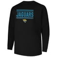 thumbnail image 2 of Men's Profile  Black Jacksonville Jaguars Big & Tall Pop Long Sleeve T-Shirt, 2 of 3