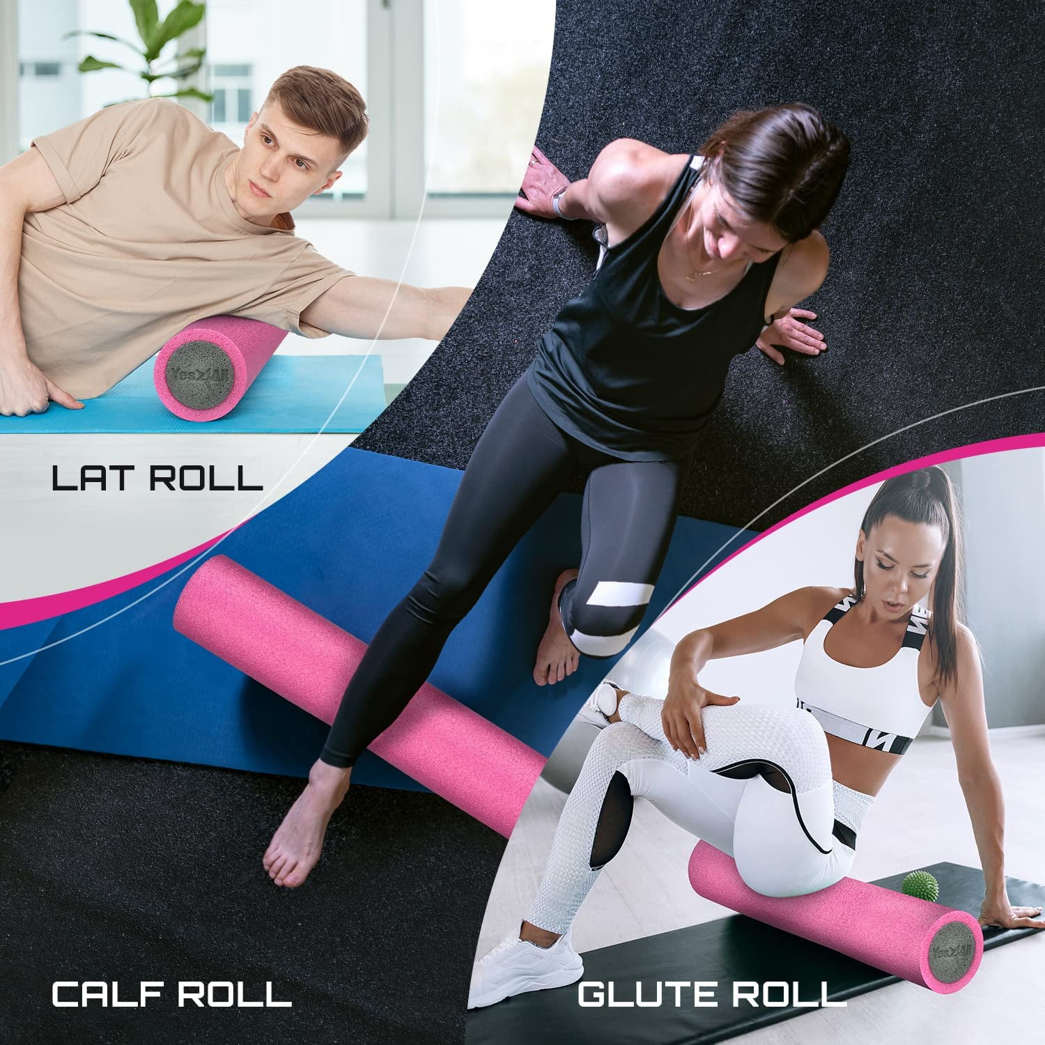 2-Layer Foam Roller - 36 inches