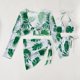 thumbnail image 5 of Gibobby Conjunto de bikini para mujer Conjunto de dos piezas de falda de playa con traje de baño 3D con estampado de estilo corte magnífico para mujer(Verde,CH), 5 of 5