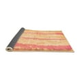 thumbnail image 2 of Ahgly Company Indoor Rectangle Abstract Orange Modern Area Rugs, 5' x 7', 2 of 4