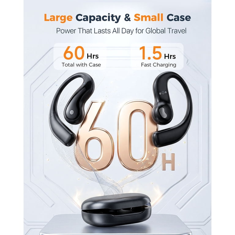 Earbuds Traductores De IA | Auriculares Inteligentes Con Traducción En Tiempo Real | 60h De Batería Y Sonido HiFi | Perfectos Para Viajar Y Aprender Idiomas