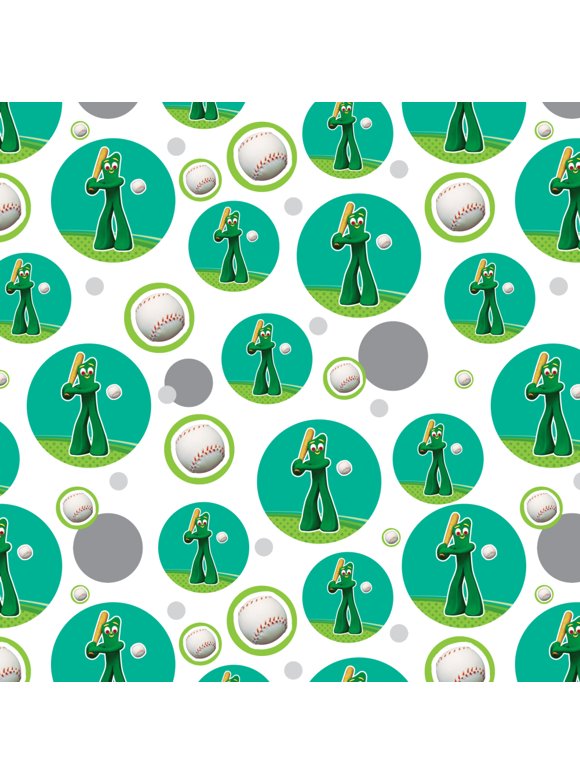 Baseball Gift Wrap in Baseball Party Supplies