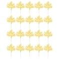 thumbnail image 1 of 20 Piezas Brillo Dorado árbol Pastel Cupcake Topper Comida Selección Boda Cumpleaños Decoración Colcomx Primero de la torta de boda, 1 of 6