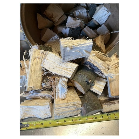 Hickory Wood Chunks BBQ Grilling Cooking Smoker Shipping 10 pounds