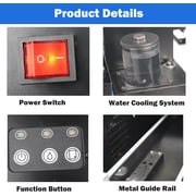 Small UV Printer Machine, A4 UV Flatbed Printer with White Ink Circulation System