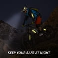 thumbnail image 2 of Abody 42pcs Reflective Stickers Safety Warning Strips Waterproof Night Visibility Stickers for MTB Scooter Helmet Car Motorcycle Strollers Wheelchairs, 2 of 7