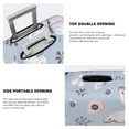 thumbnail image 4 of Goofa Blue Butterfly Pattern Luggage Covers For Suitcase,Suitcase Cover Protector Fit 18-32 Inch Luggage-Medium, 4 of 9