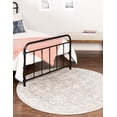 thumbnail image 3 of Rugs.com Lola Collection Rug – 7 Ft Round Gray Medium Rug Perfect For Kitchens, Dining Rooms, 3 of 9