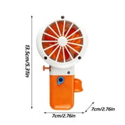 Blue Handheld Prank Water Gun, Rechargeable Portable Misting Fan, Outdoor Water Games, 1 Pc