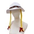 thumbnail image 7 of Slccxzc Floral Embroidered Oktoberfest Hat Adult Braided Bavarian Sun Cap, 7 of 7