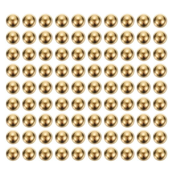 Uxcell 100 pack Precision Solid Brass Bearing Balls 2.5mm Industrial Brass Ball Spheres